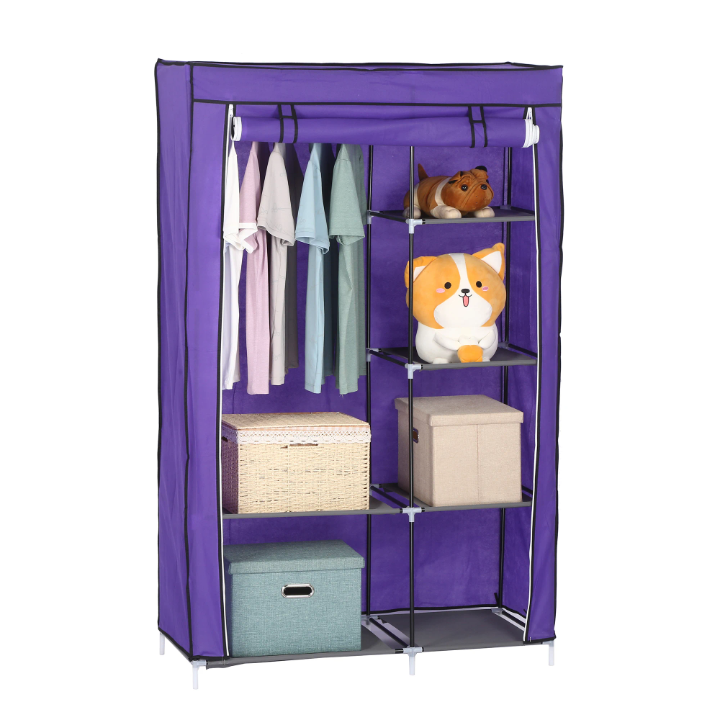 Armoire Tissu Portable "Vibe Violet"