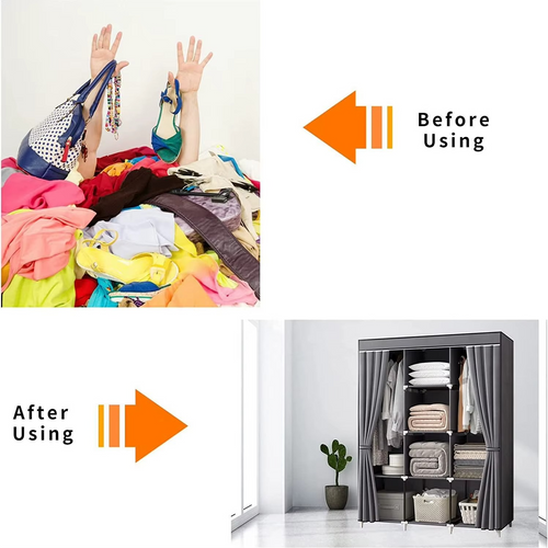 Armoire en tissu multifonction 🧥👟